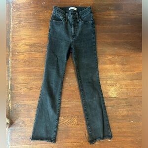Madewell High Rise Black Jeans